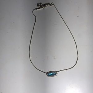 Kendra Scott Annika Gold & London Blue Necklace